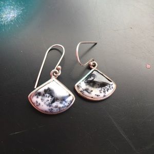White Jasper earrings